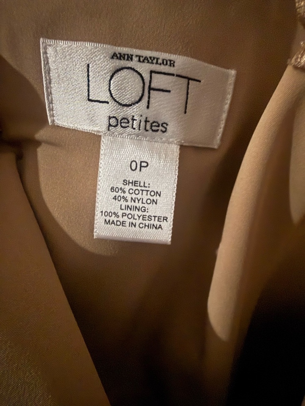 Ann Taylor LOFT Black Lace Strapless Dress 0P Petite Cocktail - Picture 9 of 9